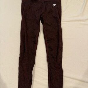 Maroon Gymshark Leggings
